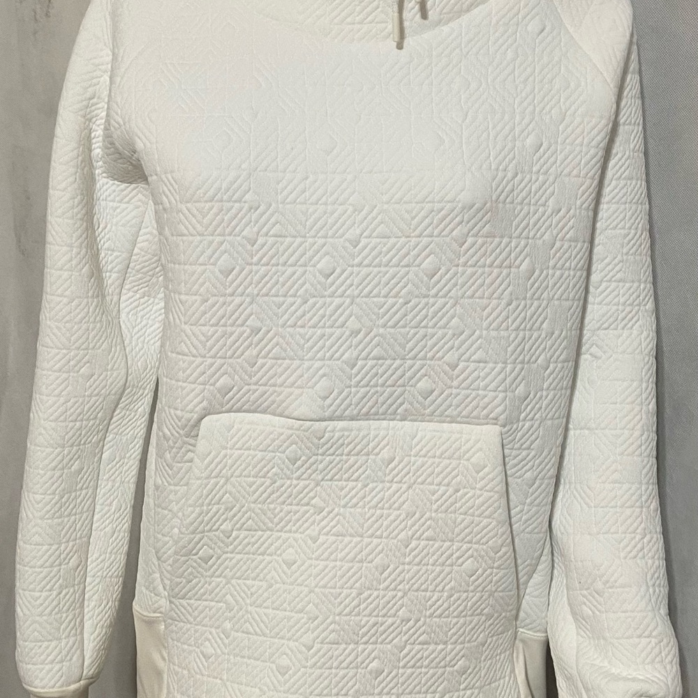 Athleta Jacquard Elevation Pullover In White-Small - image 2